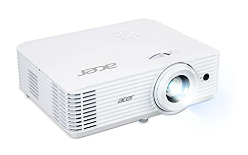 Acer H6523BDX DLP Beamer (1080p Full HD (1.920 x 1.080 Pixel) 3.500 ANSI Lumen, 10.000:1 Kontrast, 3D, Keystone, 1x 3 Watt Lautsprecher, HDMI (HDCP), Audio Anschluss) Home Cinema